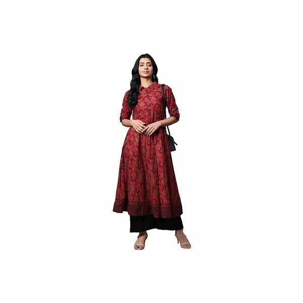 Women's Cotton Printed Anarkali Kurta for Women