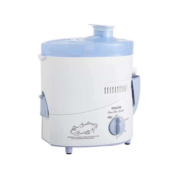 Philips HL1631 500-Watt 2 Jar Juicer Mixer Grinder (Blue)