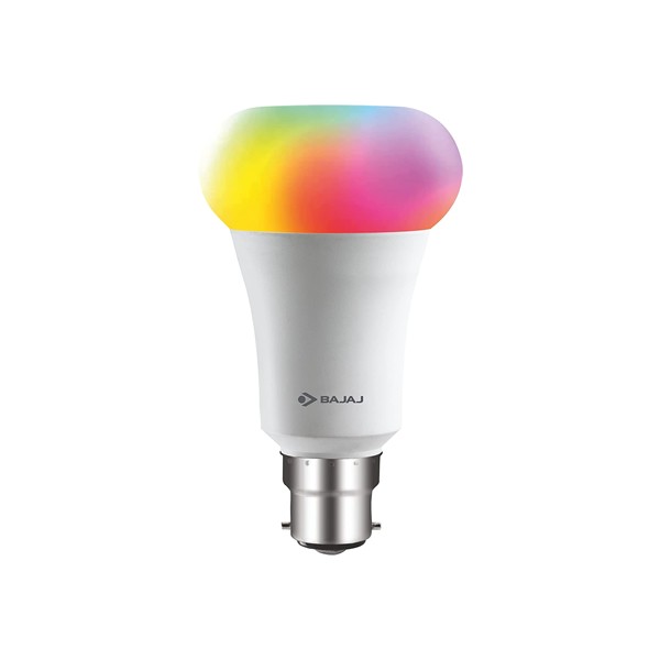 Bajaj 9W WiFi Smart LED Bulb (16 Million Colors) (Compatible with Amazon and Google Alexa) Visit the Bajaj Store