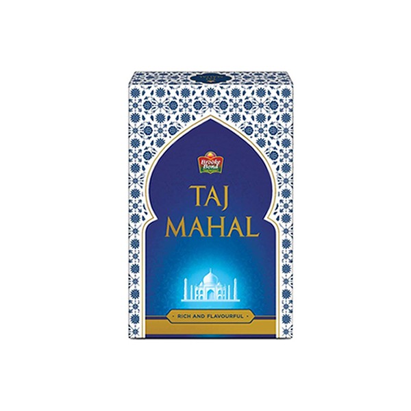 Taj Mahal Tea Bags 100 pcs, Rich and Flavourful Chai - Premium Blend of Powdered Fresh Loose Tea Leaves
