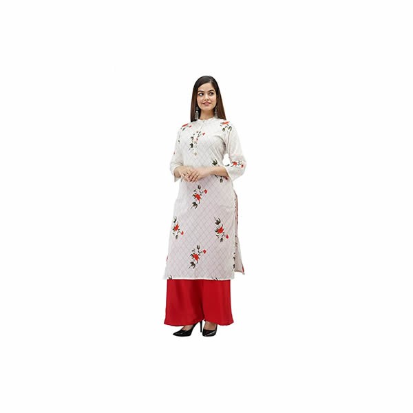 Women's Cotton Kurta and Palazzo Set