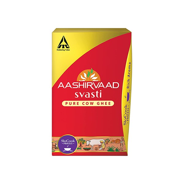 Aashirvaad Svasti Ghee, 1L, Desi Ghee With Rich Aroma
