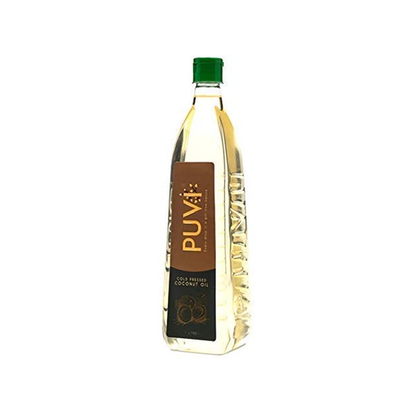 Puvi 1L Cold Pressed Coconut oil (Chekku / Ghani) 1 Litre